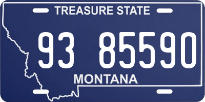 MT license plate 938559O