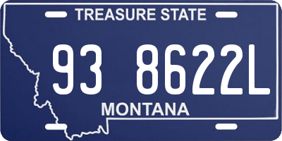 MT license plate 938622L
