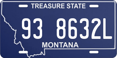MT license plate 938632L