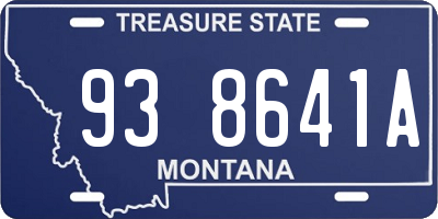 MT license plate 938641A