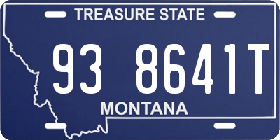 MT license plate 938641T