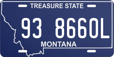 MT license plate 938660L