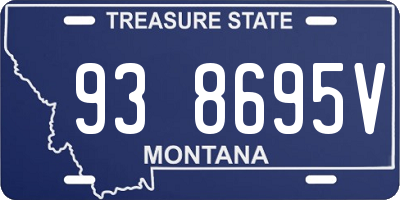 MT license plate 938695V