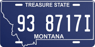 MT license plate 938717I