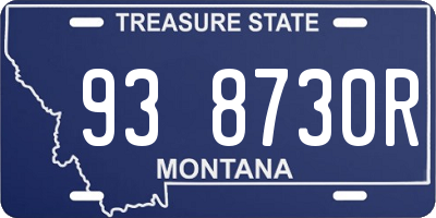 MT license plate 938730R