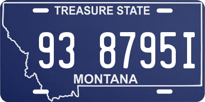 MT license plate 938795I