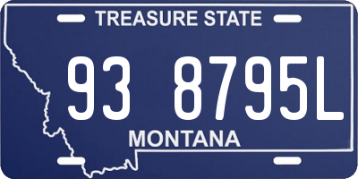 MT license plate 938795L