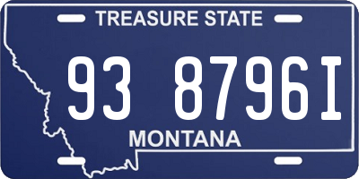 MT license plate 938796I
