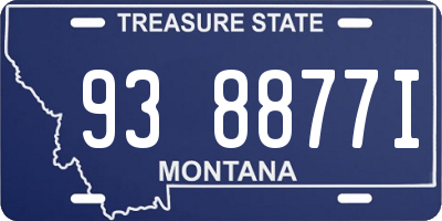 MT license plate 938877I