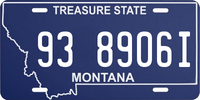 MT license plate 938906I