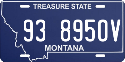 MT license plate 938950V
