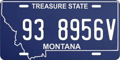 MT license plate 938956V