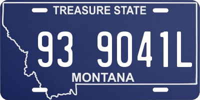 MT license plate 939041L