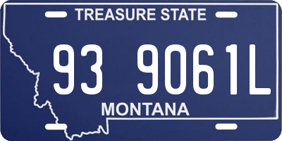 MT license plate 939061L