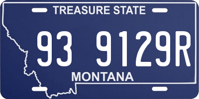 MT license plate 939129R