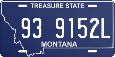 MT license plate 939152L