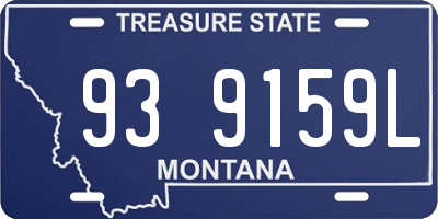MT license plate 939159L