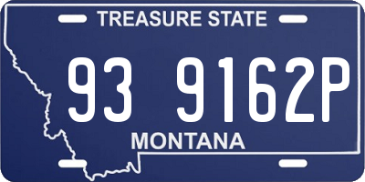 MT license plate 939162P