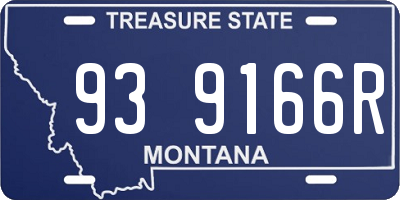 MT license plate 939166R