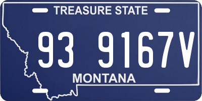 MT license plate 939167V