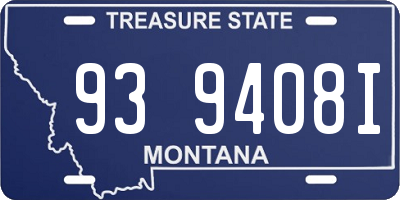MT license plate 939408I