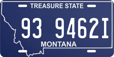 MT license plate 939462I