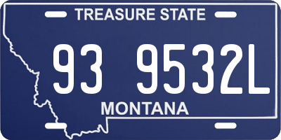 MT license plate 939532L