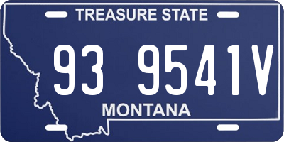 MT license plate 939541V