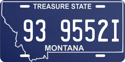 MT license plate 939552I