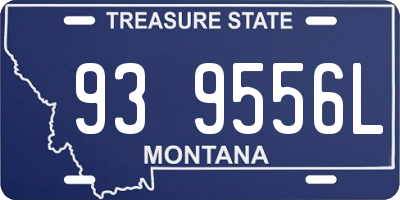 MT license plate 939556L