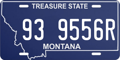 MT license plate 939556R
