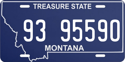 MT license plate 939559O