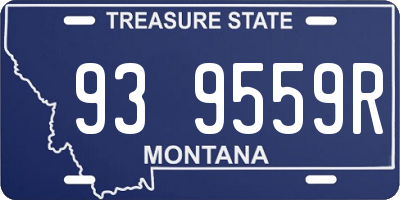 MT license plate 939559R