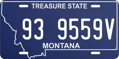 MT license plate 939559V