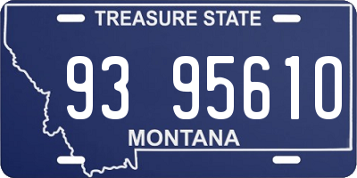MT license plate 939561O