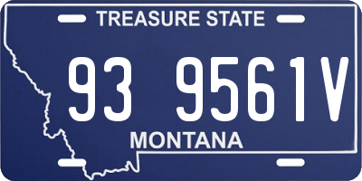 MT license plate 939561V