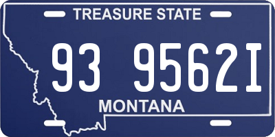 MT license plate 939562I
