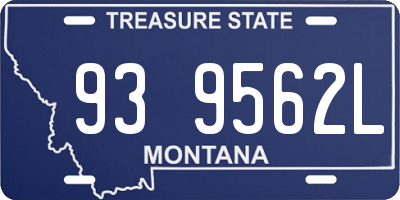 MT license plate 939562L