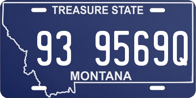 MT license plate 939569Q