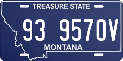 MT license plate 939570V