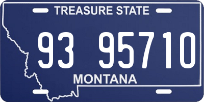 MT license plate 939571O