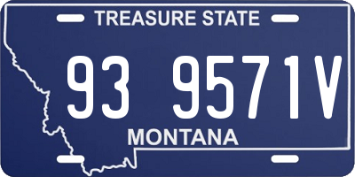 MT license plate 939571V