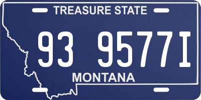 MT license plate 939577I