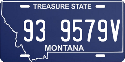 MT license plate 939579V