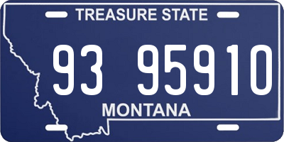 MT license plate 939591O