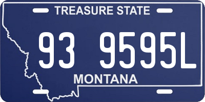 MT license plate 939595L