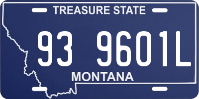 MT license plate 939601L