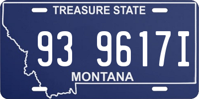 MT license plate 939617I