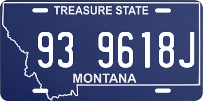 MT license plate 939618J