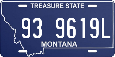 MT license plate 939619L